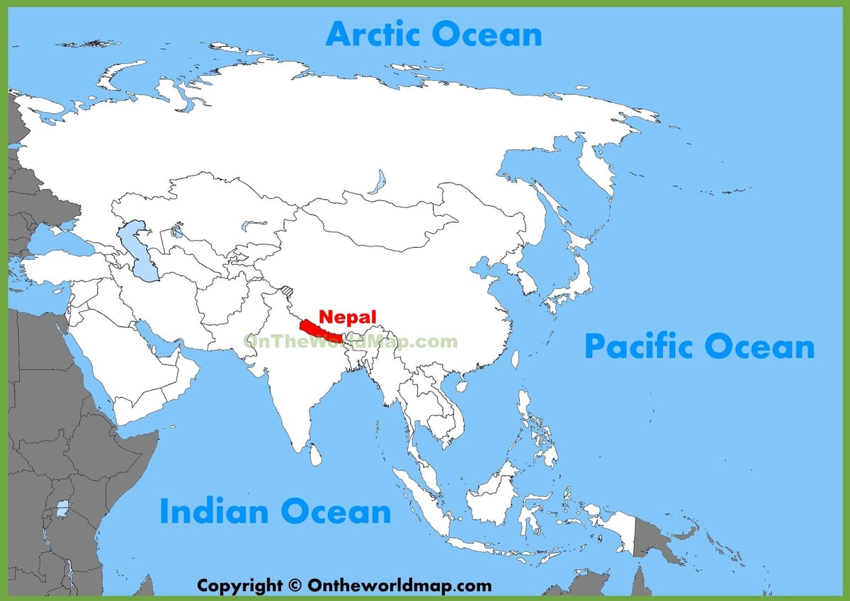 nepal in Asien anzeigen