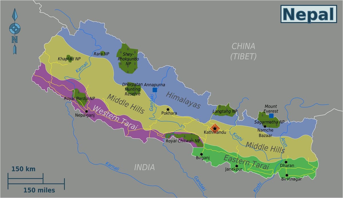 Anzeigen der ursprünglichen nepal