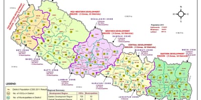 Karte von gis-nepal