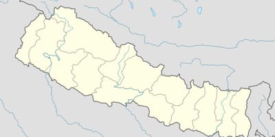 Karte von nepal-Vektor